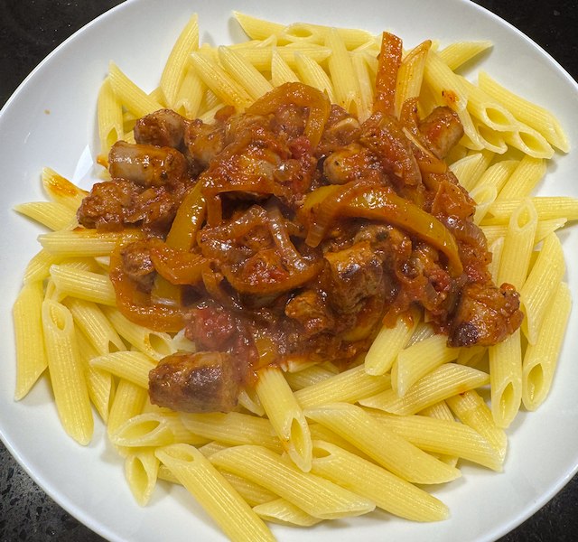 Ainsley's Sausage Pasta