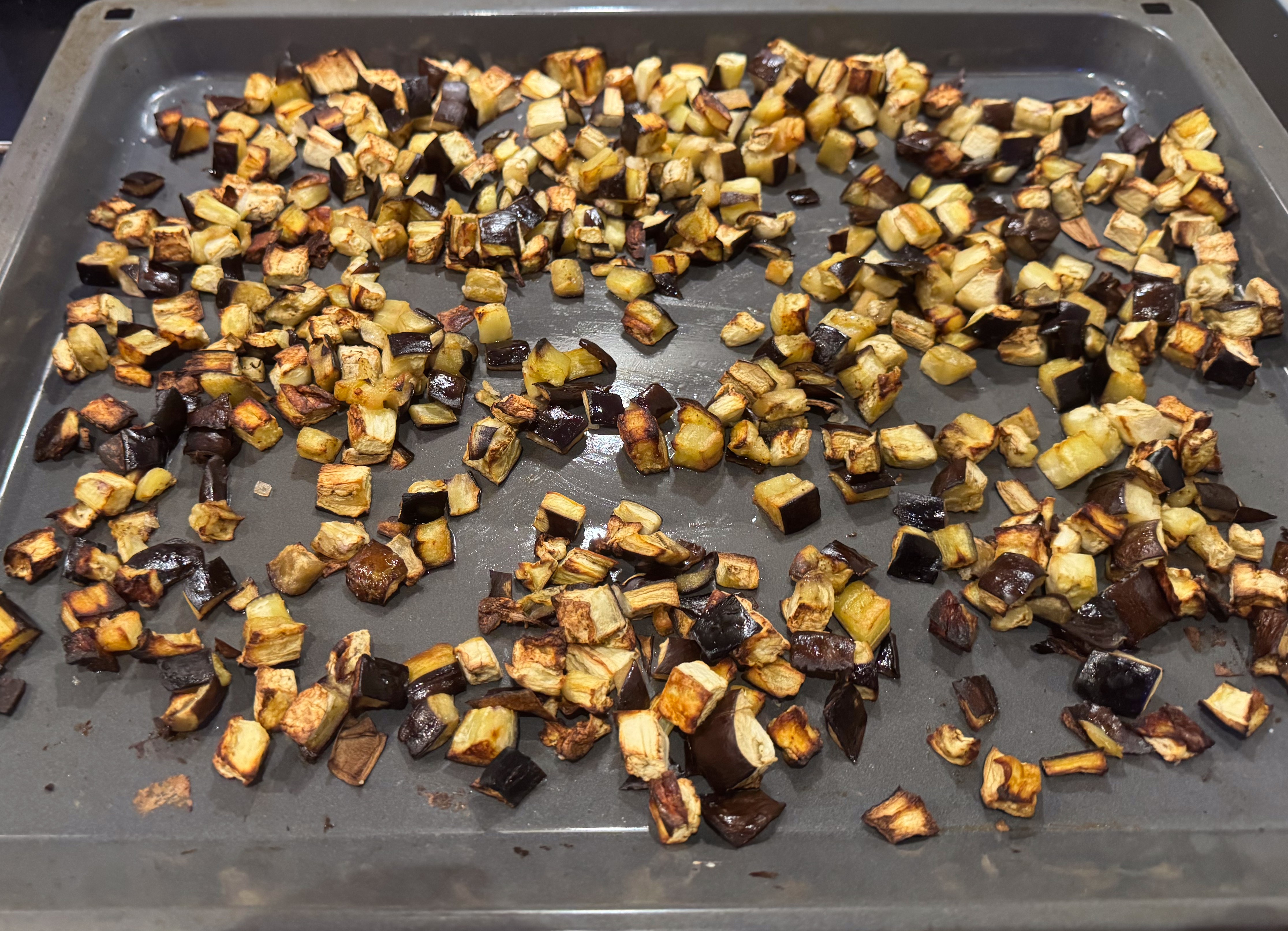 aubergine after cooking