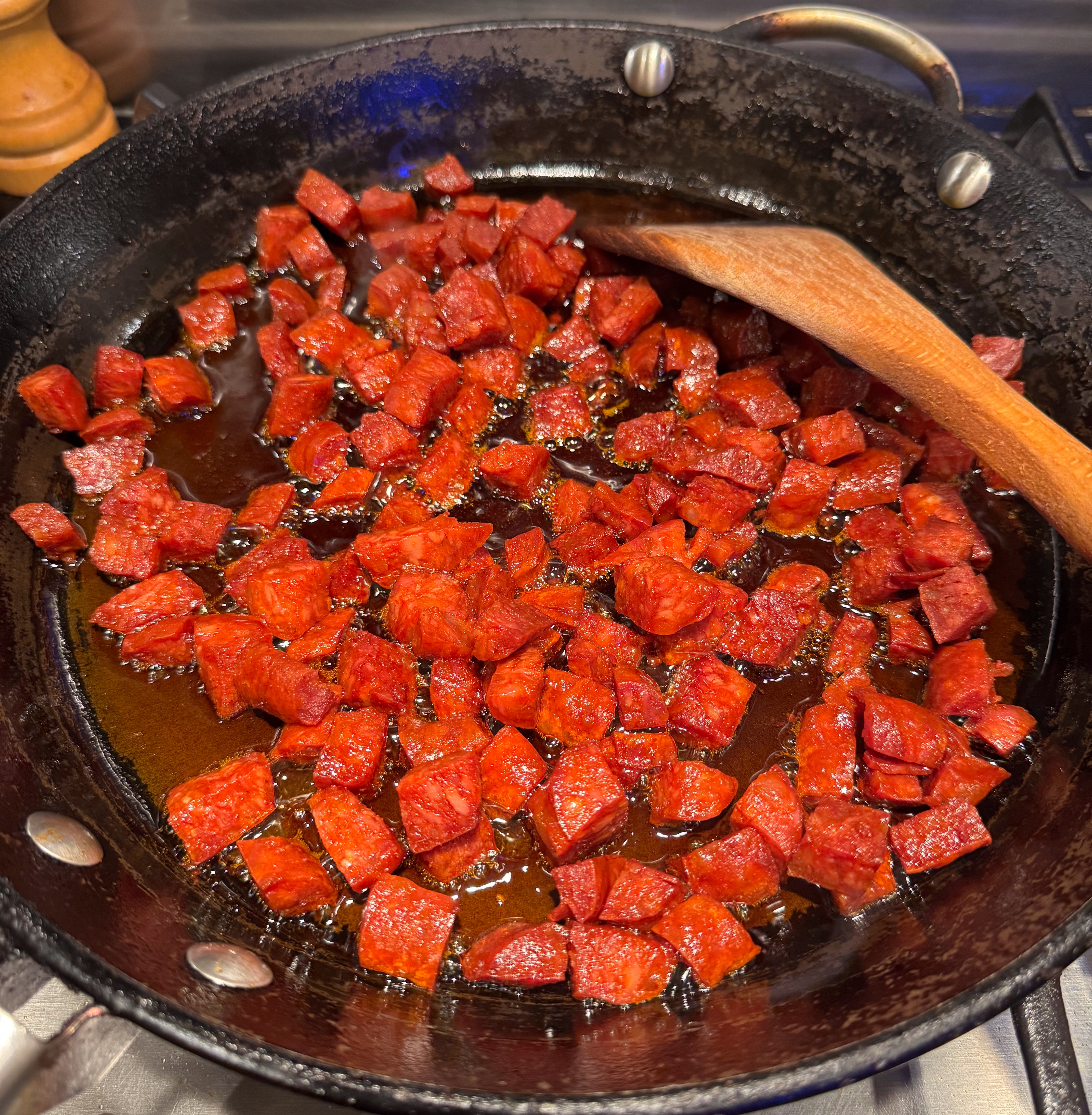Cooking Chorizo