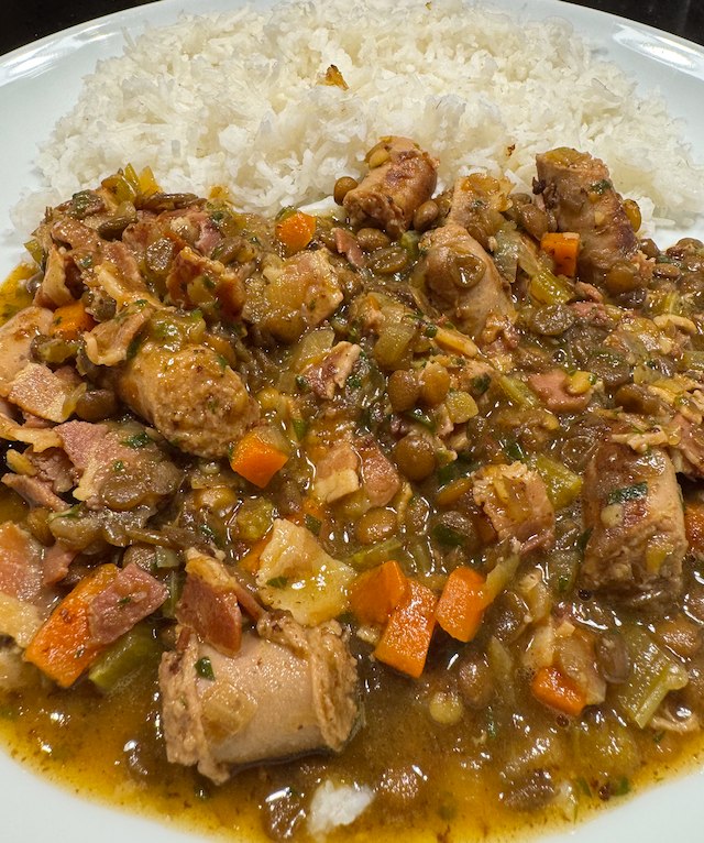 Sausage and Lentil Casserole