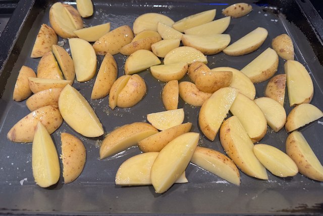 Chips before cooking