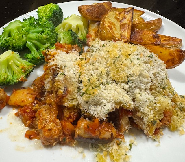 Sausage and Butterbean Casserole