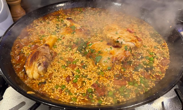 Cooking Paella