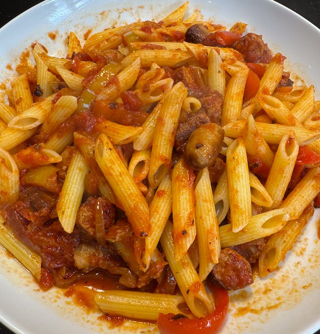 Ainsley's Sausage Pasta