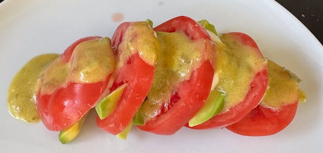 Tomato, Avocado and Mozzarella Salad