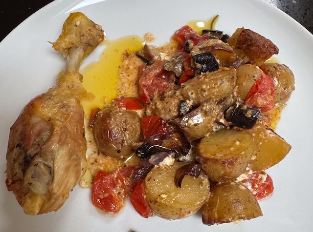 Greek Style Chicken Traybake