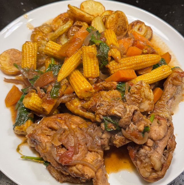 Caribbean chicken stew