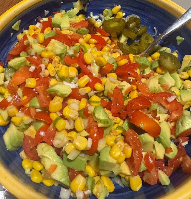 Avocado and Sweetcorn Salsa