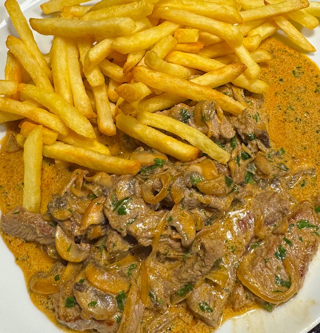 Beef Stroganoff