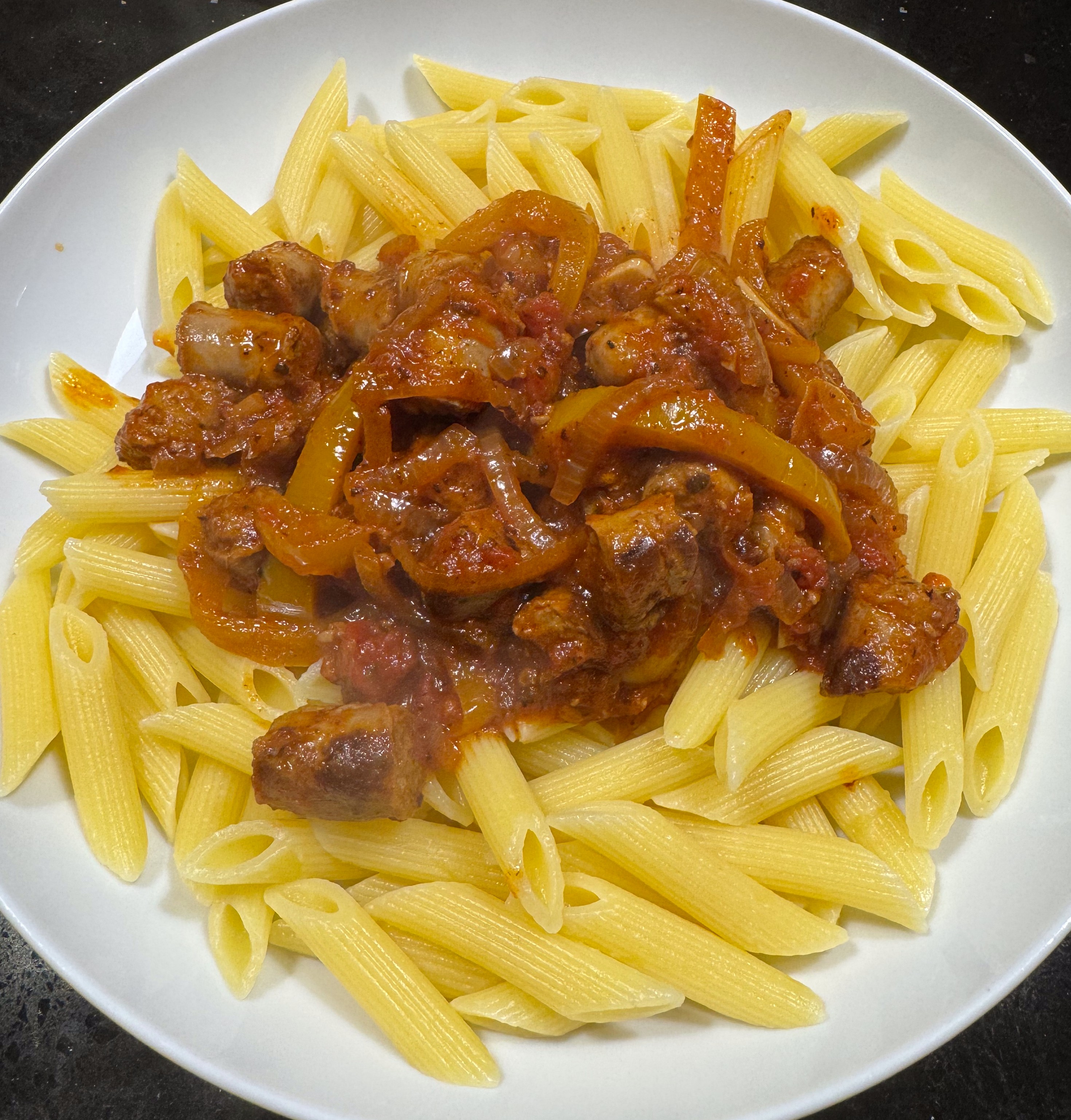 Ainsley's Sausage Pasta